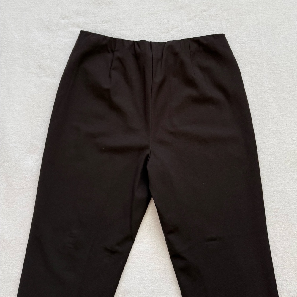 J. Jill Ponte Pull On Slim Leg Pants Stretch Brown Size M - Picture 4 of 6